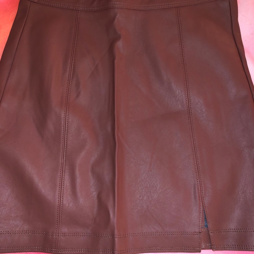 Fashion Nova Met at a Bar Mini Skirt in Brown - Picture 5 of 5